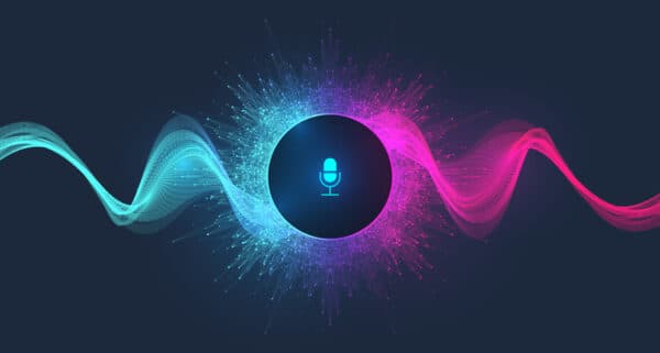 Voice being generated with the use of AI